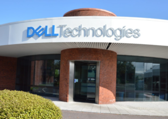 Dell Technologies Cork, Ireland visitor's reception center, site of one of Dell's Open Telecom Ecosystem Labs (OTEL) facilities.