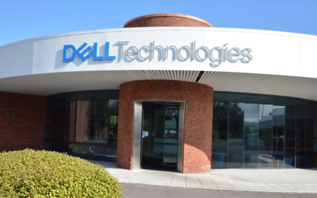 Dell Technologies Cork, Ireland visitor's reception center, site of one of Dell's Open Telecom Ecosystem Labs (OTEL) facilities.