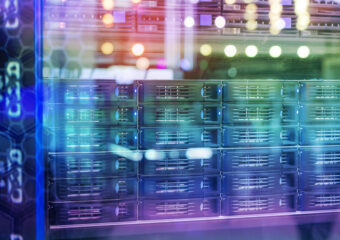 Panel modern servers in the data center vertical